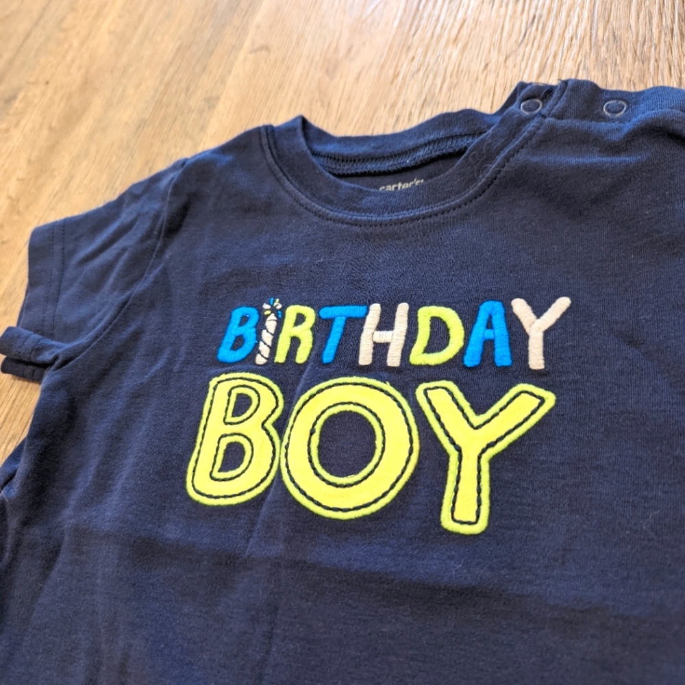 Birthday Boy 24 month shirt